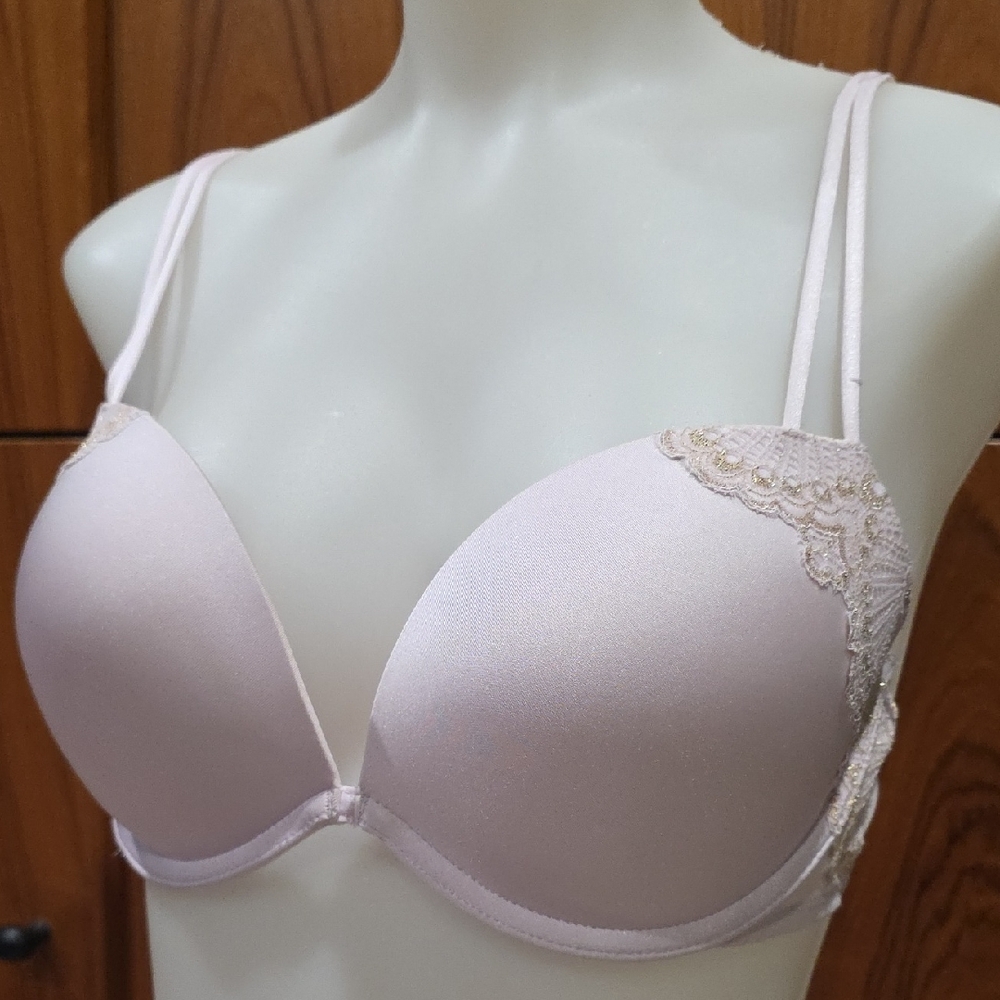 La SENZA Soft Pink Lace Accent Bra